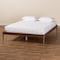 Baxton Studio Tallis Traditional Walnut Brown Finished Wood Queen Size Bed Frame 194-11514-ZORO - alternate 7
